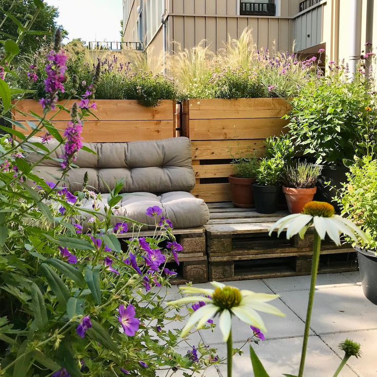 Waanzinnige balkontransformatie van een Sprinklr-fan