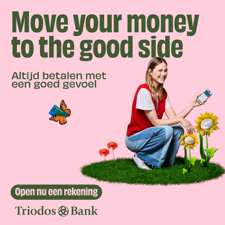 Sprinklr zegt met Triodos: Move your money to the good side