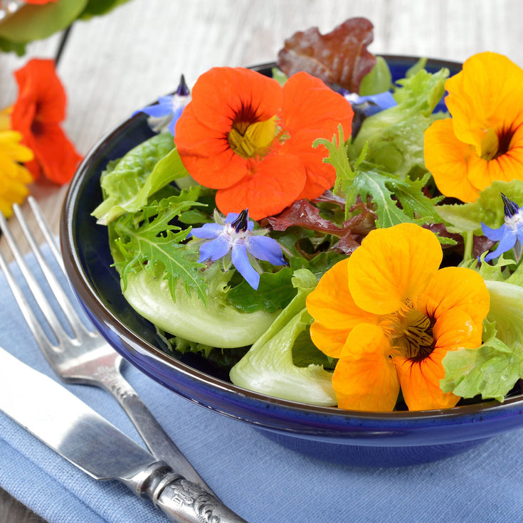 Eetbare bloemen in je tuin? Feest!