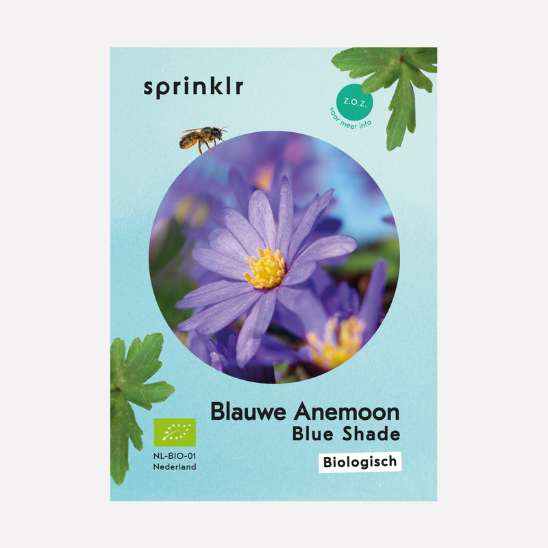 Sprinklr bollenlabel van Blauwe Anemoon