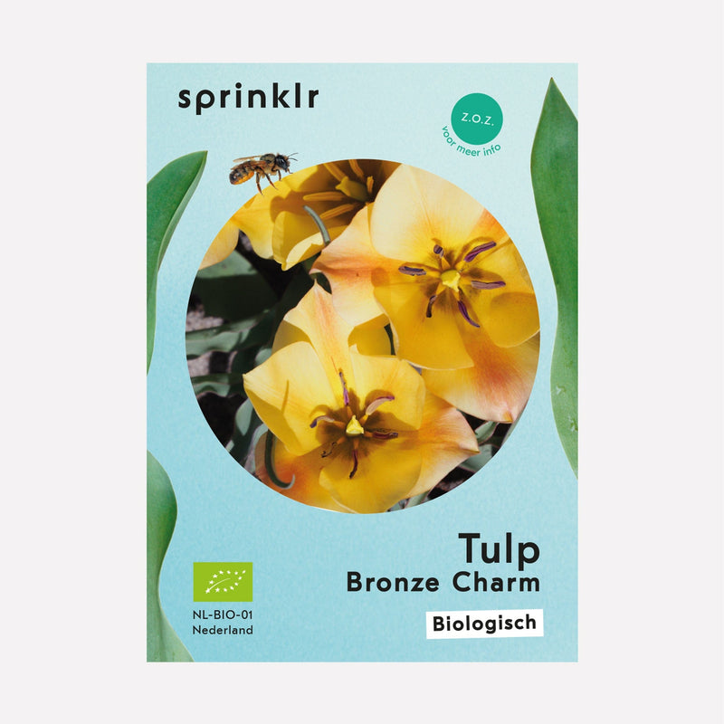 Sprinklr bollenlabel van Tulp Bronze Charm