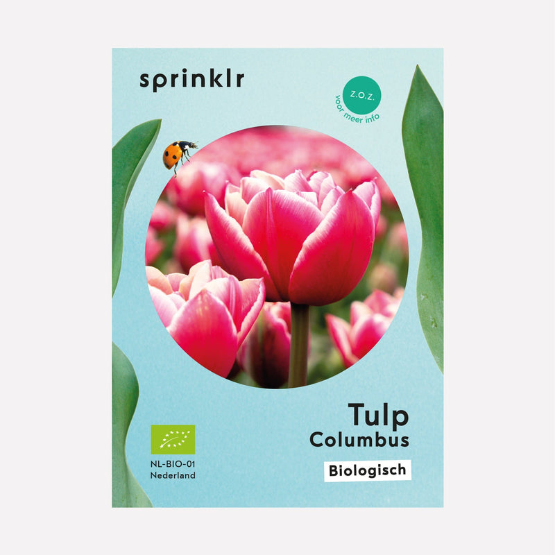 Sprinklr bollenlabel van Tulp Columbus