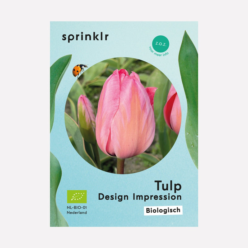 Sprinklr bollenlabel van Tulp Design impression