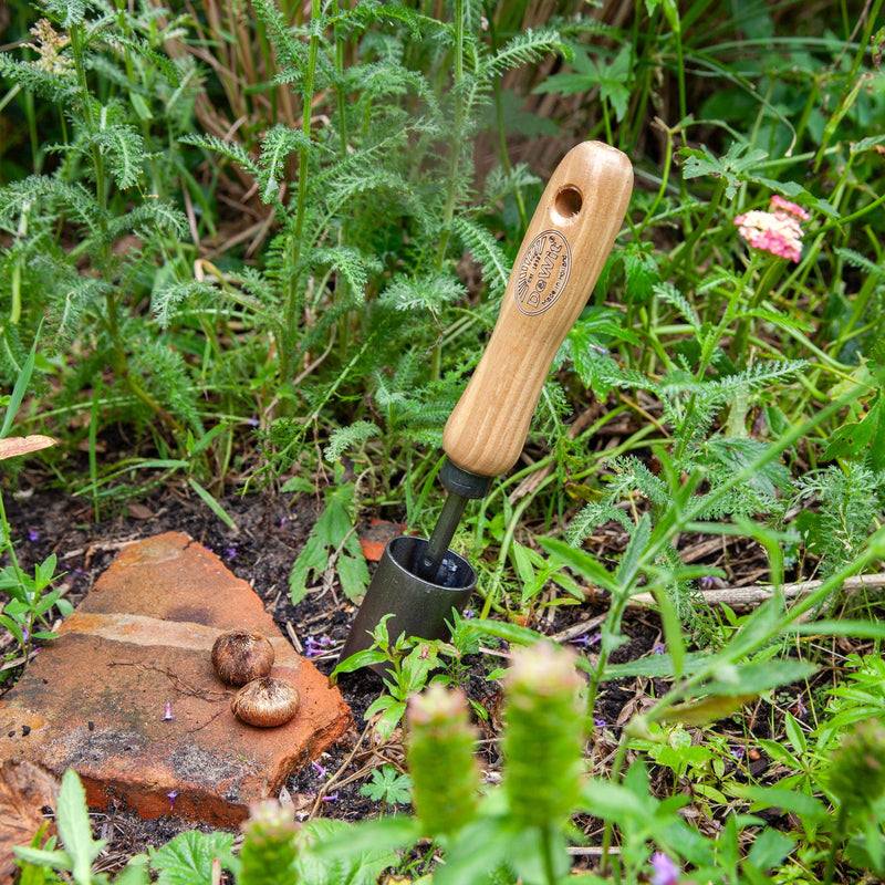 Productfoto van kleine bollenpoter in tuin