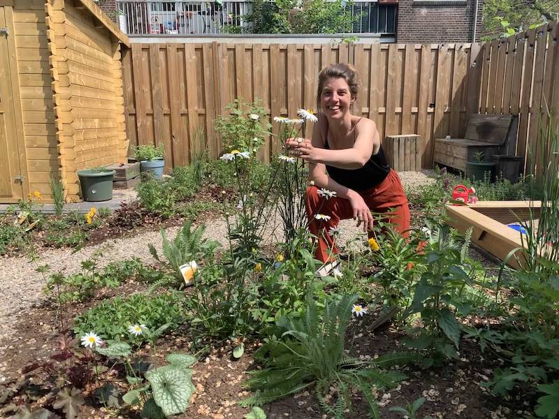 De tuin van onze Suus