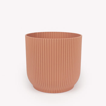 Pot Ribbel Oudroze Ø22